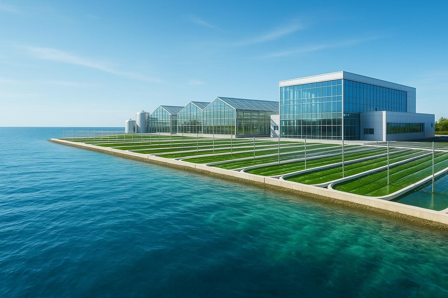 Algae cultivation facility